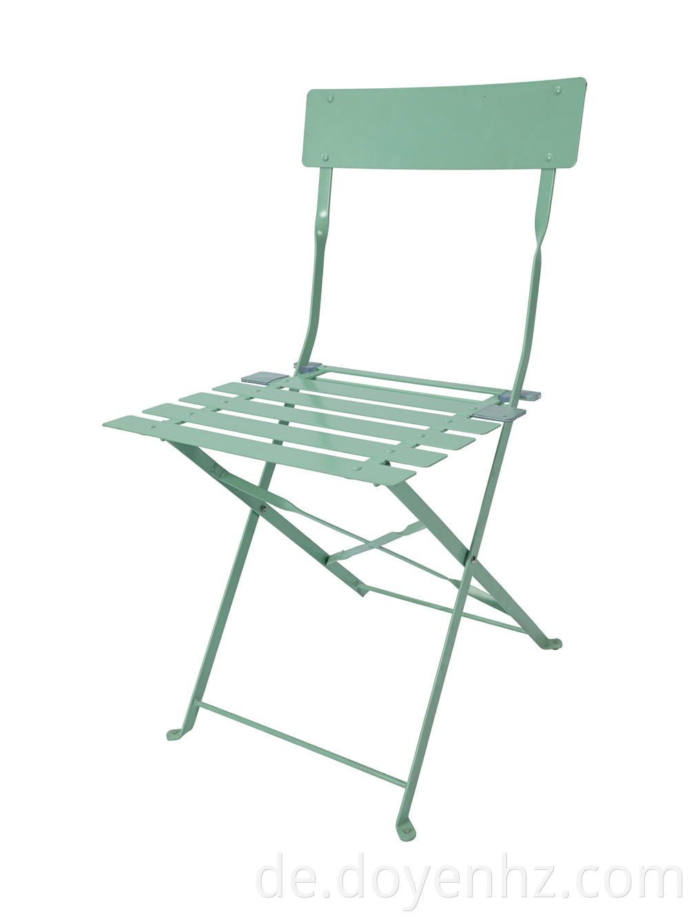 Metal Folding Slat Chair for Bistro